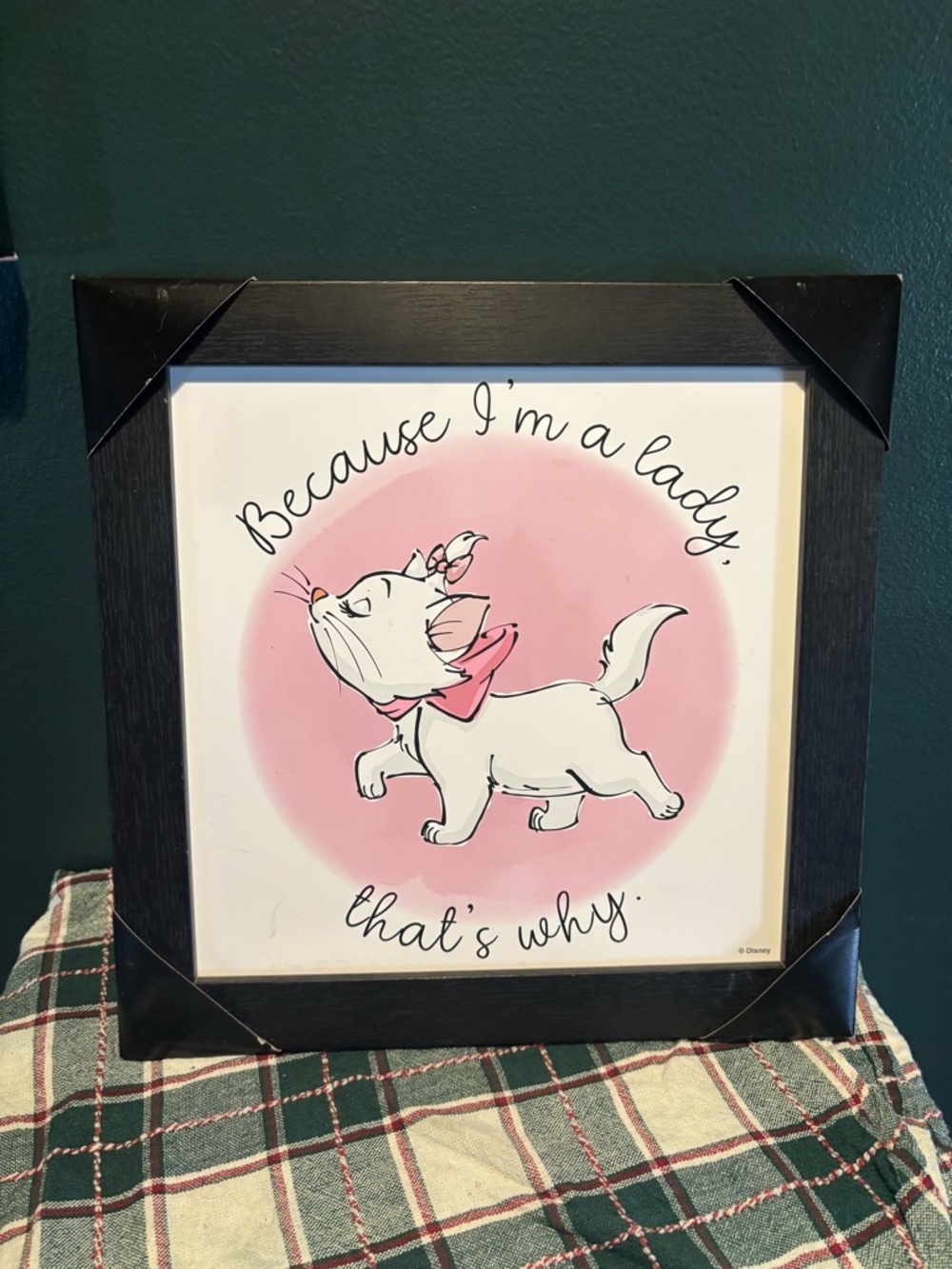 Disney Aristocats Marie Glam Wall Art Print - 12x12